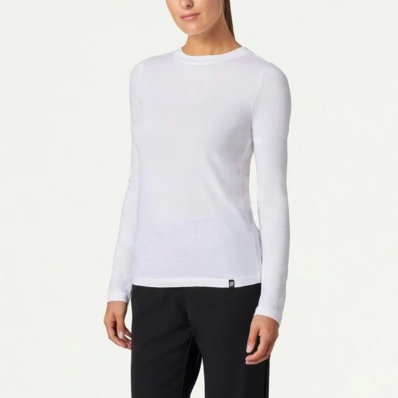 {Bundle of 2} Jaanuu Organic Cotton Underscrub Longsleeve Tee S - Picture 2 of 7